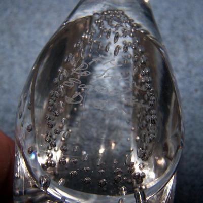 LOT 94 FABULOUS MCM RONNEBY SWEDEN ART GLASS--SWAN & WHALE