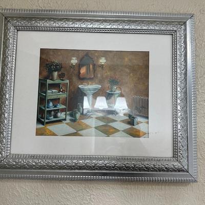 Set of PARISIAN BATHROOM ART Gregory Gorham