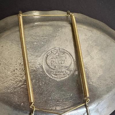 Pewtarex York Pennsylvania Vintage "Tee Time" Golf Plate
