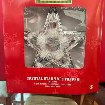 Crystal Star Tree Topper