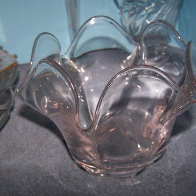 LOT 98 LOTS OF GORGEOUS VINTAGE GLASSWARE HEISEY/DUNCAN MILLER/FOSTORIA/OVERLAY