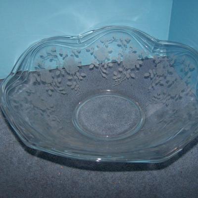 LOT 111 LOVELY VINTAGE CRYSTAL GLASSWARE FOSTORIA & ETCHED