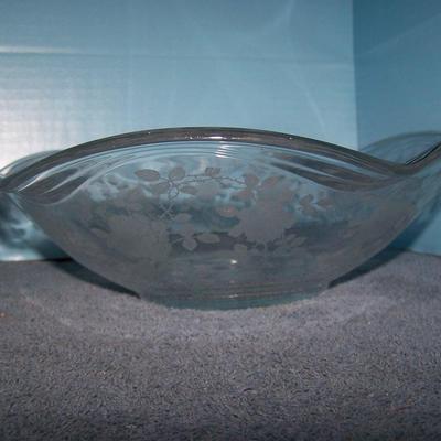 LOT 111 LOVELY VINTAGE CRYSTAL GLASSWARE FOSTORIA & ETCHED