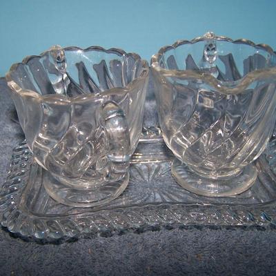LOT 111 LOVELY VINTAGE CRYSTAL GLASSWARE FOSTORIA & ETCHED