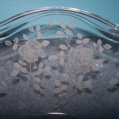 LOT 111 LOVELY VINTAGE CRYSTAL GLASSWARE FOSTORIA & ETCHED