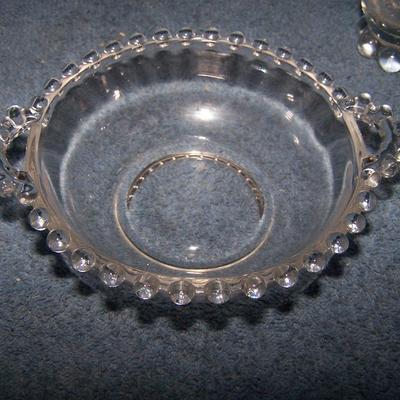 LOT 112 NICE VINTAGE CRYSTAL GLASSWARE CANDLEWICK plus MORE