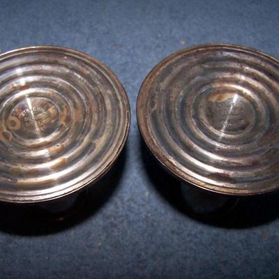 LOT 113 GREAT VINTAGE STERLING CANDLESTICKS