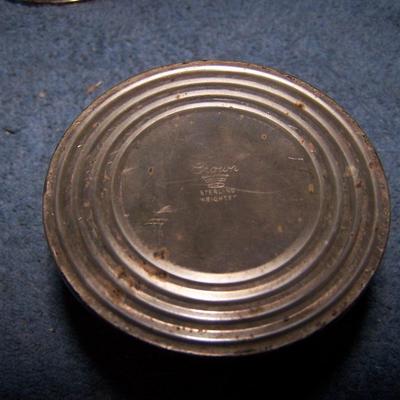 LOT 113 GREAT VINTAGE STERLING CANDLESTICKS