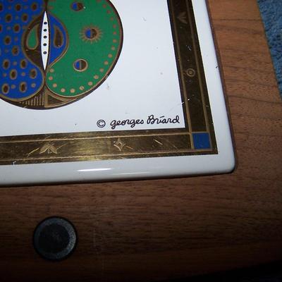 LOT 116 WONDERFUL MCM TRAYS -- GEORGES BRIARD --PLUS