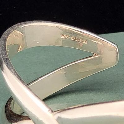 Designer E. Pearl Sterling Silver Criss-Cross Cuff 30gr