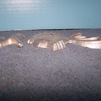 LOT 120 WONDERFUL MCM WALL FISH-- CERAMICRAFT/ALUMINUM/WALL POCKET
