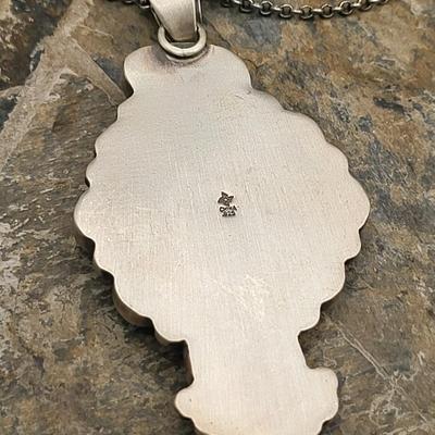 Sleeping Beauty Turquoise Cross Necklace