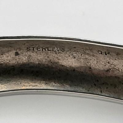 Three Piece Sterling Cuff Bracelets 56gr
