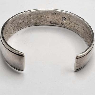 Three Piece Sterling Cuff Bracelets 56gr