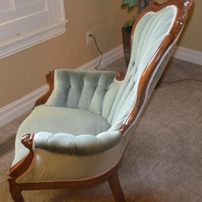 Blue Velvet Chair (His)