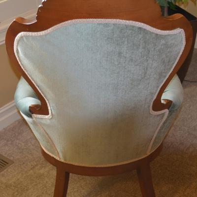 Blue Velvet Chair (His)