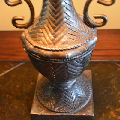Silver Console Lamp