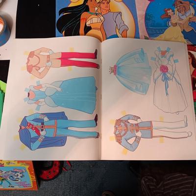 NEW DISNEY CHARACTERS PAPER DOLLS