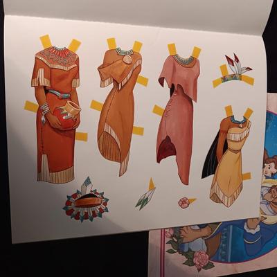 NEW DISNEY CHARACTERS PAPER DOLLS