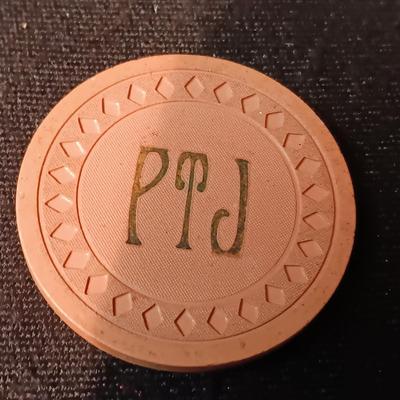 COPPER BRACELET, PINS, POKER CHIP AND LOVELAND, CO TOKENN