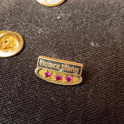 COPPER BRACELET, PINS, POKER CHIP AND LOVELAND, CO TOKENN