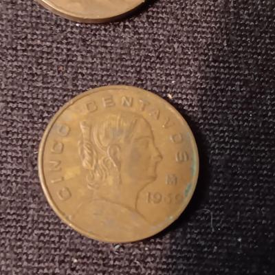 A COLLECTION OF FOREIGN COINS