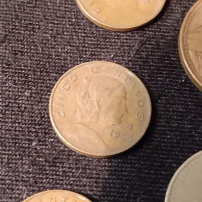 A COLLECTION OF FOREIGN COINS