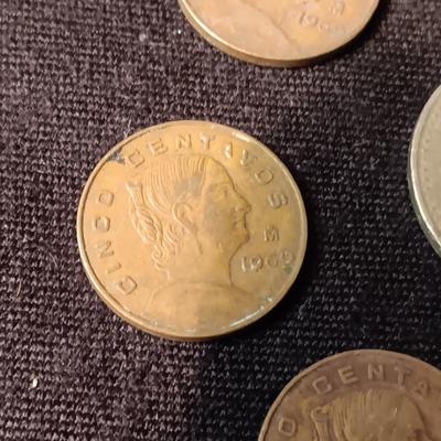A COLLECTION OF FOREIGN COINS