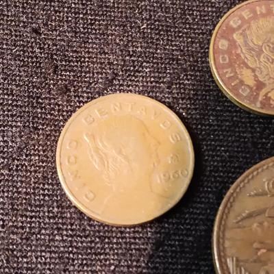 A COLLECTION OF FOREIGN COINS