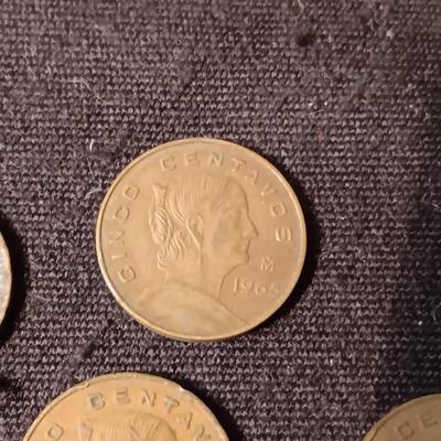 A COLLECTION OF FOREIGN COINS