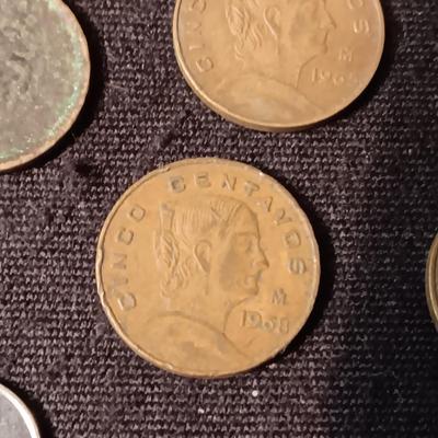 A COLLECTION OF FOREIGN COINS