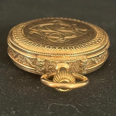 A.W. Co. Waltham 14K Gold Pocket Watch (DR-MG)