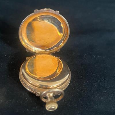 A.W. Co. Waltham 14K Gold Pocket Watch (DR-MG)