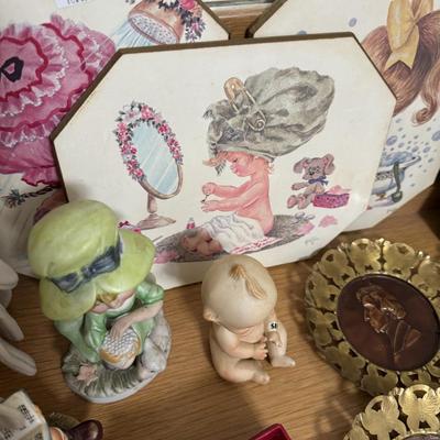 Vintage girl decor