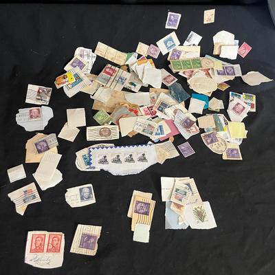 Collection of 1930's/1940's Foreign & Domestic Stamps Plus More (DR-MG)
