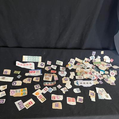 Collection of 1930's/1940's Foreign & Domestic Stamps Plus More (DR-MG)