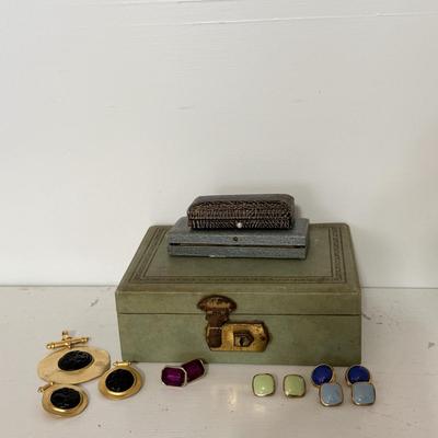 Vintage Clip-On Earrings and Jewelry Boxes (GB-DZ