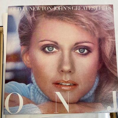 Olivia Newton John Vintage Vinyl Record album Framed for wall hanging