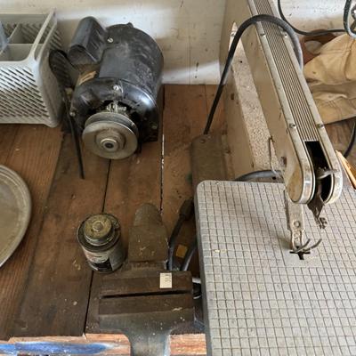 Motor, saw, lights, miscellaneous parts
