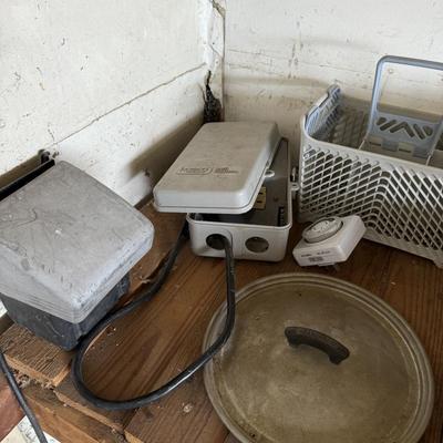 Motor, saw, lights, miscellaneous parts