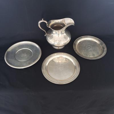 Wallace Sterling Platter and More Sterling (LR-KD)