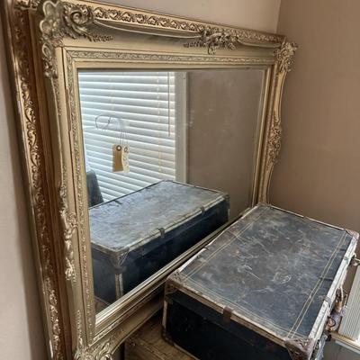 Vintage trunks & mirror