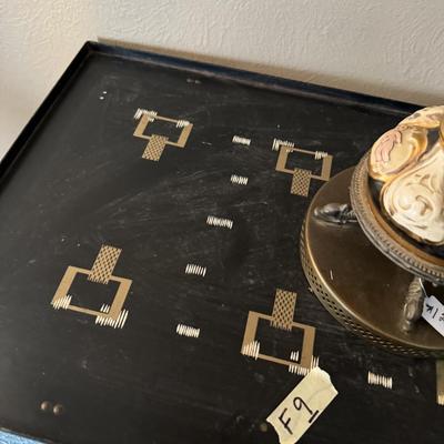 Lamp, music stand & tv tray