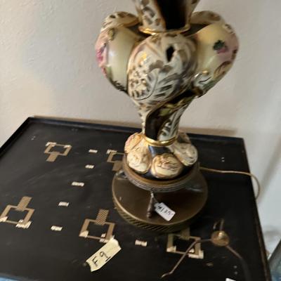 Lamp, music stand & tv tray