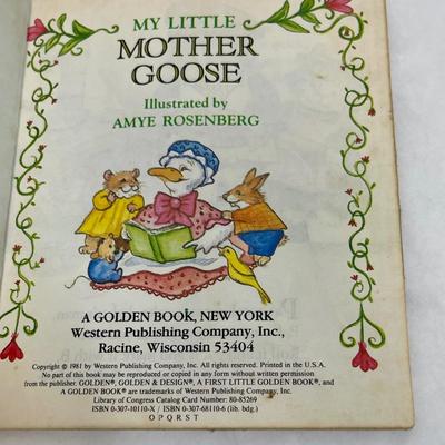 Vintage Little Golden Books My Little another Goose Book