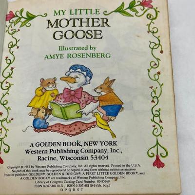 Vintage Little Golden Books My Little another Goose Book
