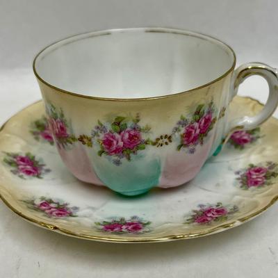 Tea Cup and Saucer eggshell thin china