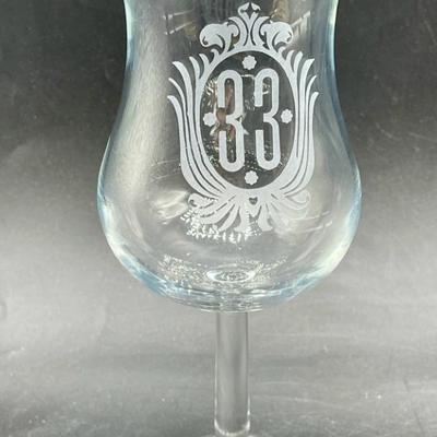 Rare Disney Collectible -Disneyland Enchanted Evenings silver plated dessert plate & Club 33 Goblet