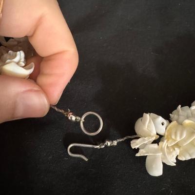 Jade, Seashell & Pearl Necklaces Plus Jewelry Trays (GB-DZ)