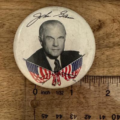 John Glenn button